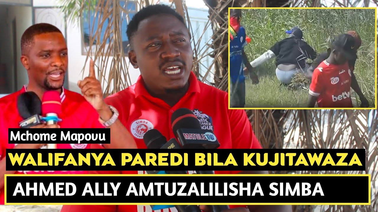 MCHOME MAPOVU ACHAFUKWA MASHABIKI KUJISAIDIA JANGWANI/AHMED AMETUDHALILISHA/HAWAKUJITAWAZA JANA