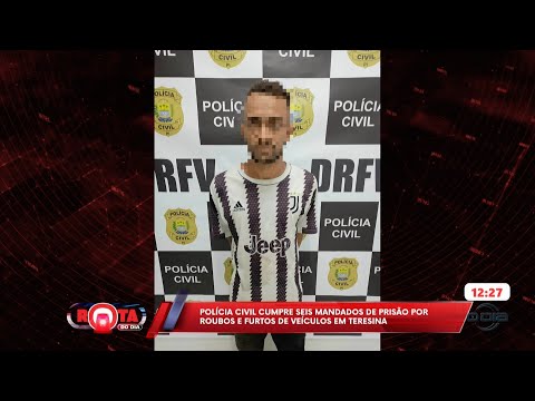 Polícia civil cumpre seis mandados de prisão por roubos e furtos de veículos 30 01 2026