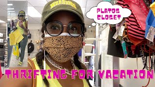 Thrifting for Vacation | Platos Closet | Thrift with Me