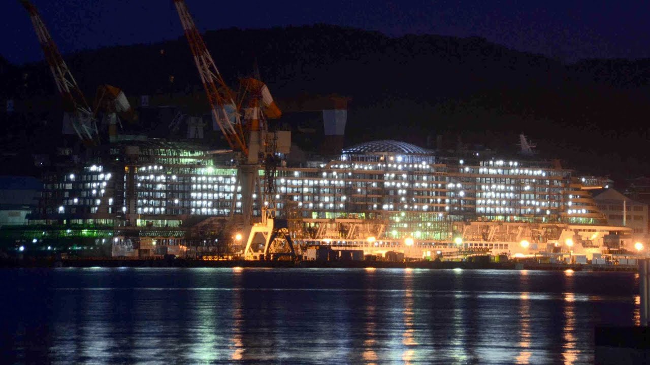 Aida Prima Under Construction At Nagasaki Apr 2014