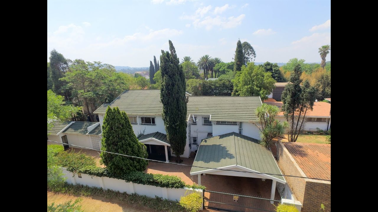 5 Bed House for sale in Gauteng Johannesburg Northcliff Emmarentia 13 Kei Road YouTube