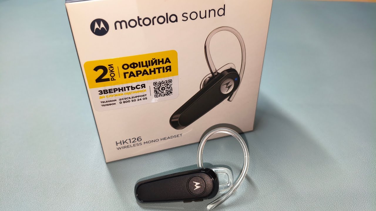 Motorola Sound HK126 – Honest Review of Bluetooth Headset - YouTube