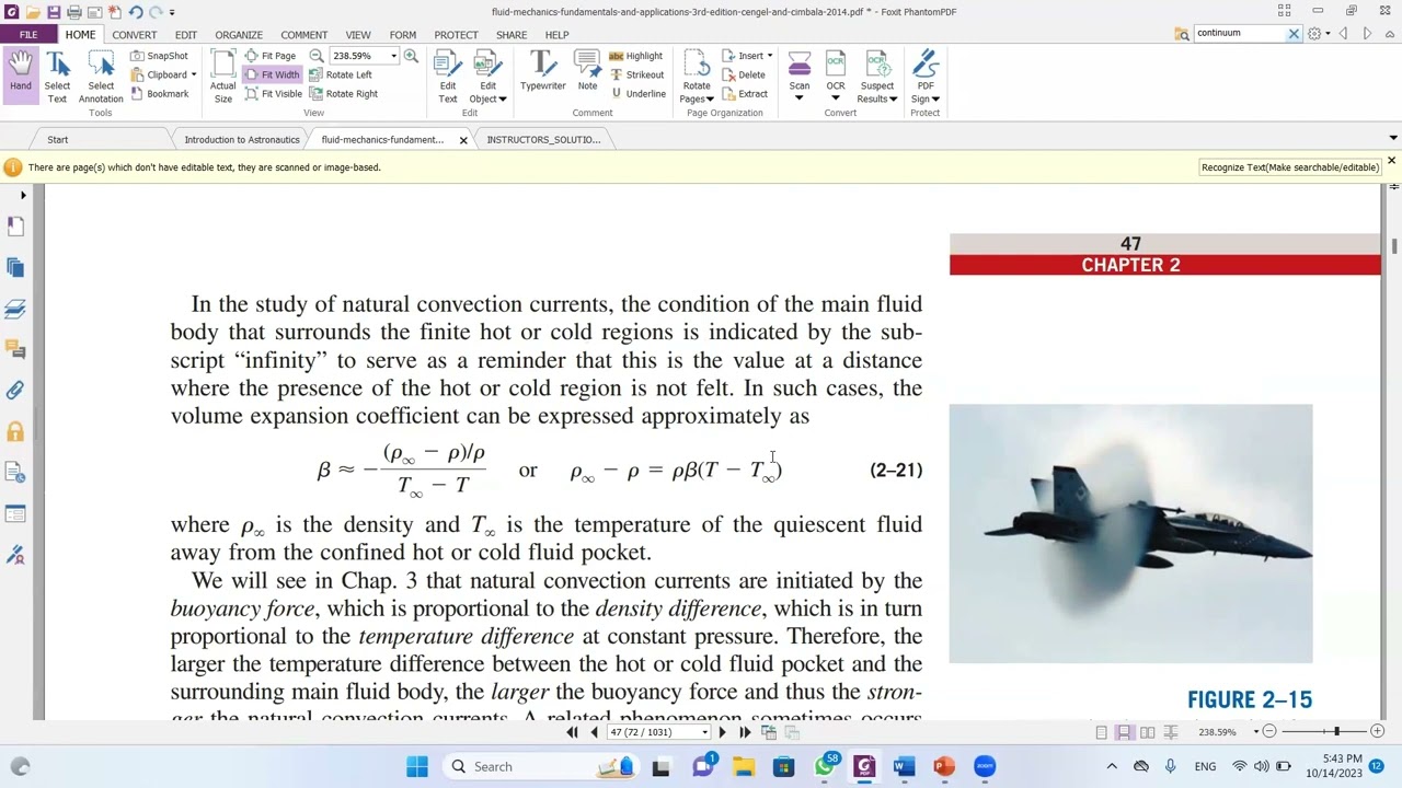 Fluid Mechanics Fundamental & Applications Ch#2 (2_4) Coefficient of Volume Expansion شرح بالعربي