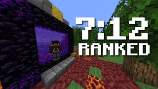 7:12 ranked speedrun