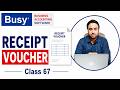 How to Make Receipt Voucher Against GST Invoice in Busy Software