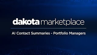 Celebrity How Dakota Marketplace's AI Contact Summaries Help Portfolio Managers Profile