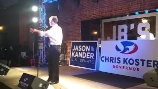 Chris Speaks at Kander/Koster Rally... JB'S Joplin 10-25-16