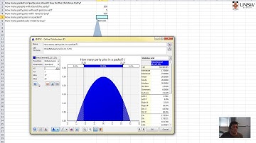 CVEN1701 Environmental Principles and Systems - Monte Carlo Sim demo in Excel with @RISK add-in