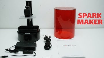 Sparkmaker - Unboxing, Firmware update, Calibration #Sparkmaker #DLP #Resin