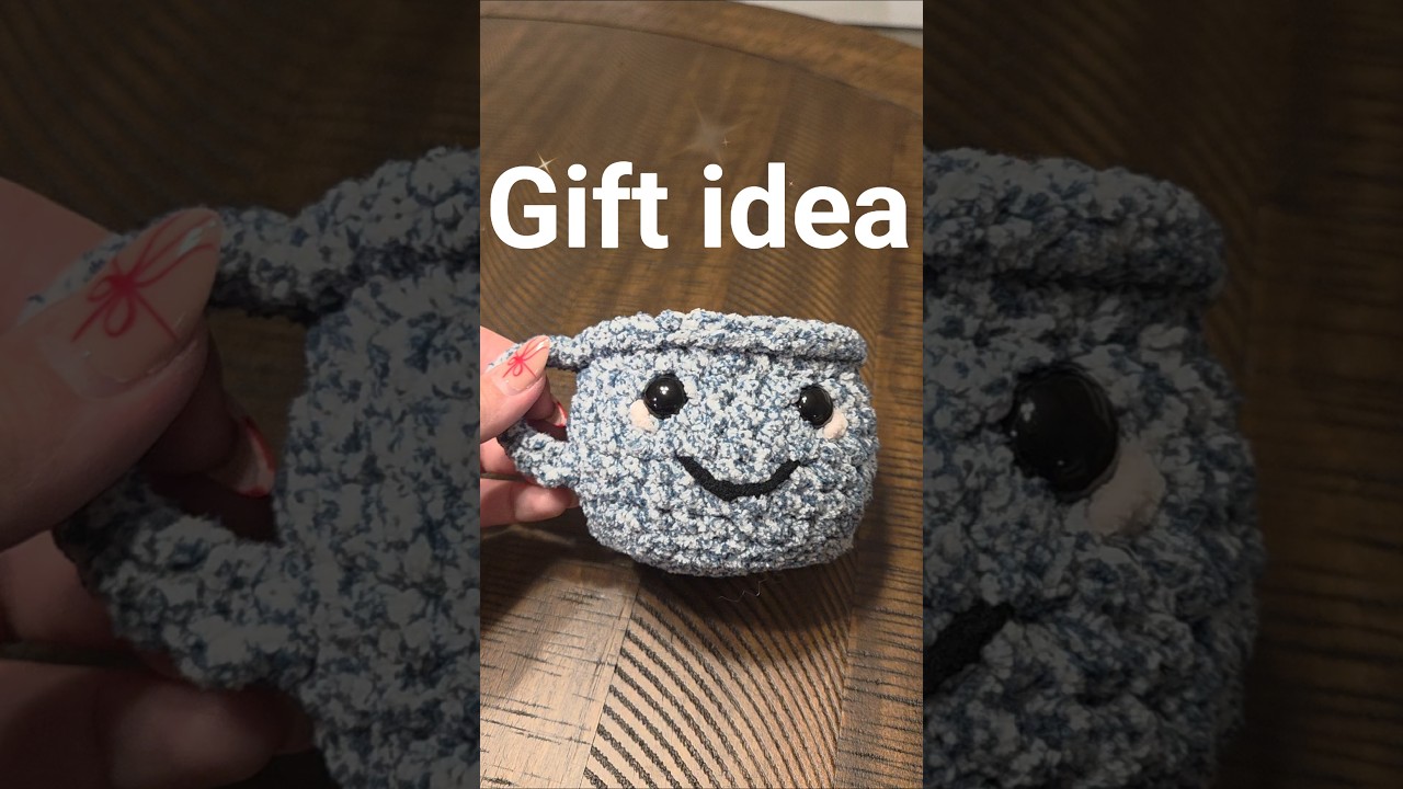 Best gift ideas are handmade.  Crochet coffee or tea mug - desk buddy 