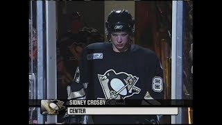 Sidney Crosby - 1st NHL Game In Pittsburgh 2005-10-08