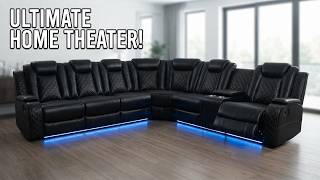 Wayfair Sectional Couch for 7 People | Power Reclining Leather Review