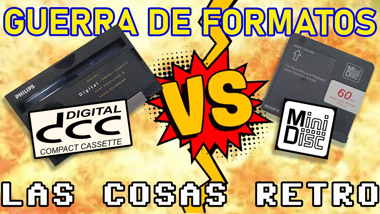 Philips DCC vs. SONY Mini Disc 💥 GUERRA de FORMATOS