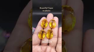 Yellow Topaz |High quality| Precious gemstones #yellowtopaz #topaz #gemstones #shorts