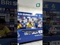 Persib belum juara, Bojan Hodak minta semua tenang #shortvideo #shorts