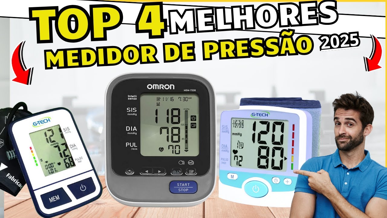 Qual MEDIDOR de PRESSÃO Comprar em 2025? I Os Melhores Medidor de ...