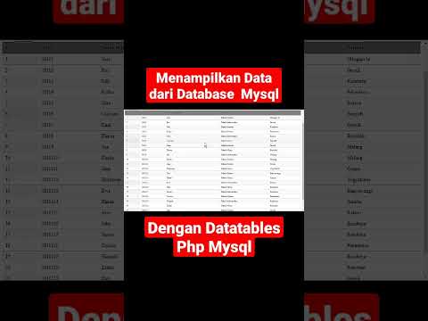 Datatables Php Mysql