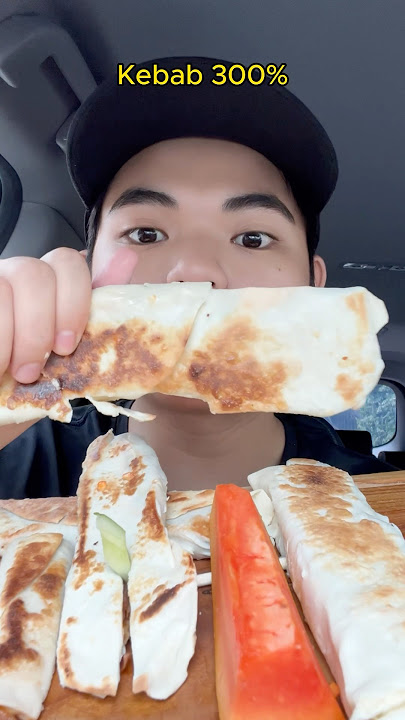 Eat 300% crispy kebab