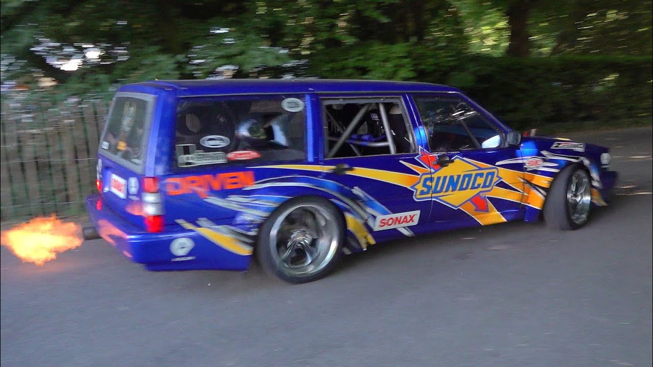 3-ROTOR 20b TURBO Volvo 745 (1000HP) - Start, Flames, Drifts & BRUTAL SOUNDS!