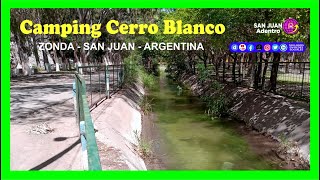 Camping Cerro Blanco, Zonda, San Juan, Argentina.