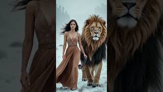 Queen Of The Wild Walking With The King Of The Jungle