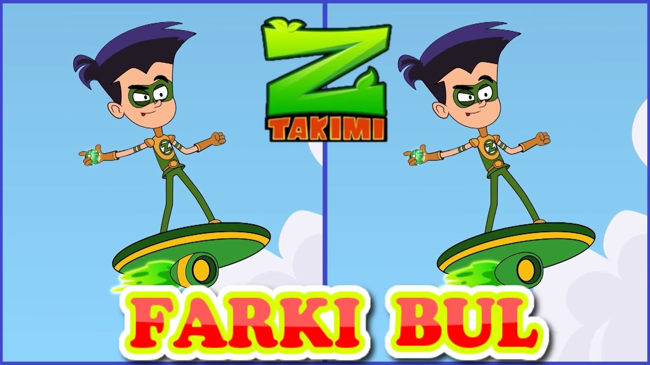 Z TAKIMI FARK BUL BULMACA OYUNU FARKI BULMA TRT ocuk izgi Film 