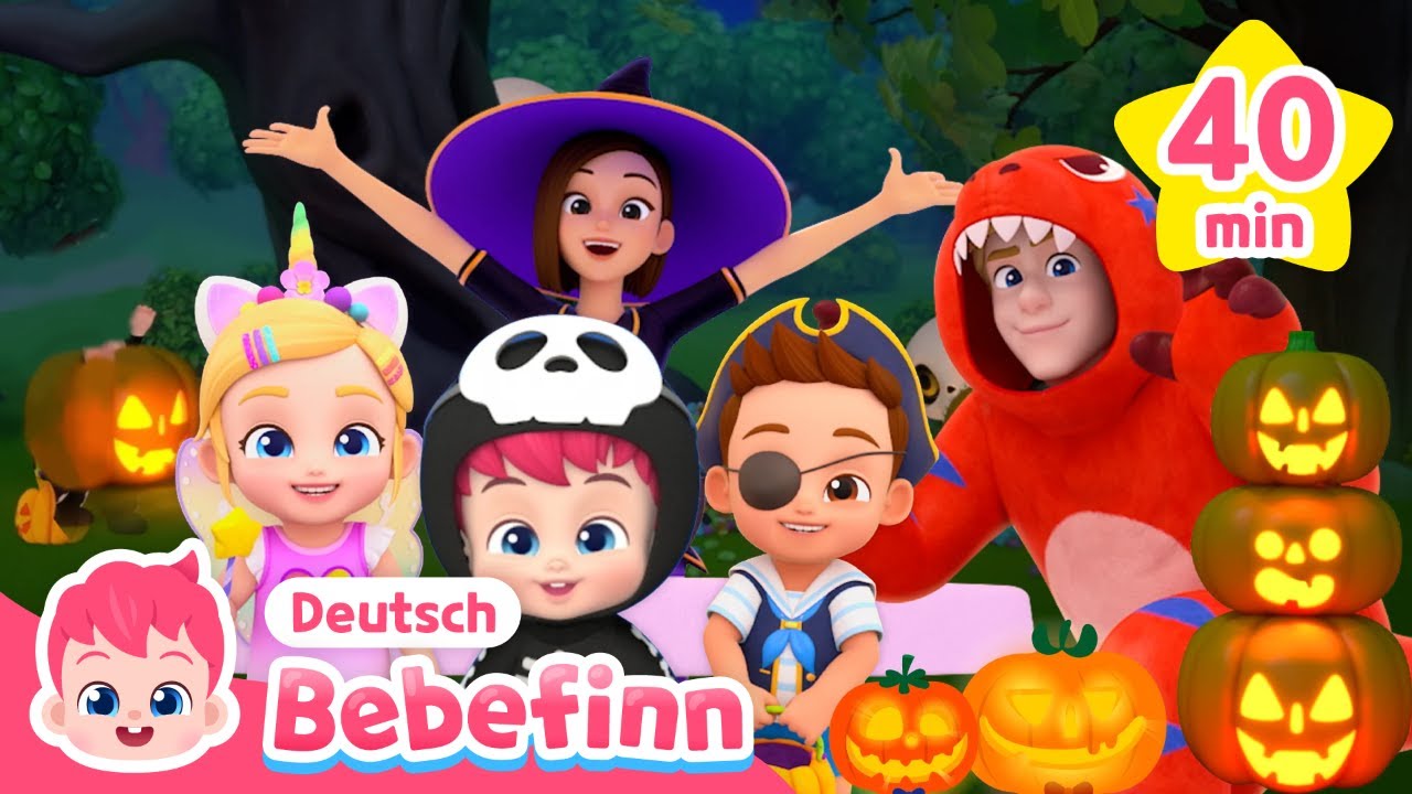 [NEU] Frohes Halloween 🎃 | Mix | Halloween Lieder für Kinder | Bebefinn Deutsch - Kinderlieder