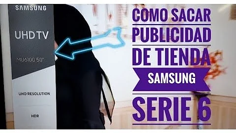 ¿Cómo quitar un recuadro que aparece en la pantalla del televisor Samsung?