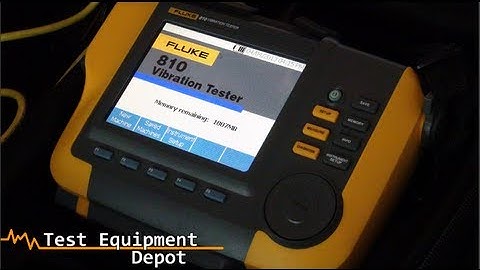 Fluke 810 Vibration Tester w/Chuck Gunn