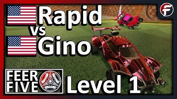 Rapid vs Gino | $500 Feer Five - Level 1 | Rocket League 1v1