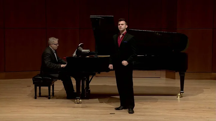 Baritone Zachary Read sings "Avant de quitter ces ...