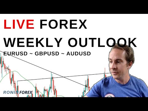 Live Forex Weekly Outlook ~ EURUSD, GBPUSD & AUDUSD Analysis