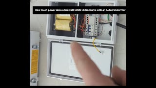 Growatt 5000ES   Growatt 11 4kW Autotransformer Self Consumption / Idle Load by Becoming Offgrid 999 views 1 year ago 5 minutes, 25 seconds