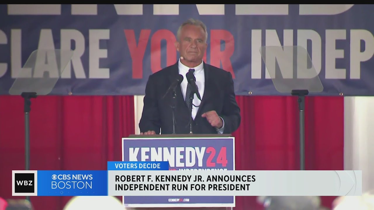 Robert F. Kennedy Jr. will run for president as an independent and drop his Democratic primary bid
