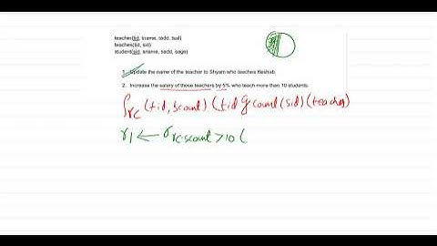 DBMS - Relational Algebra Questions Practice with Solution - Question 2