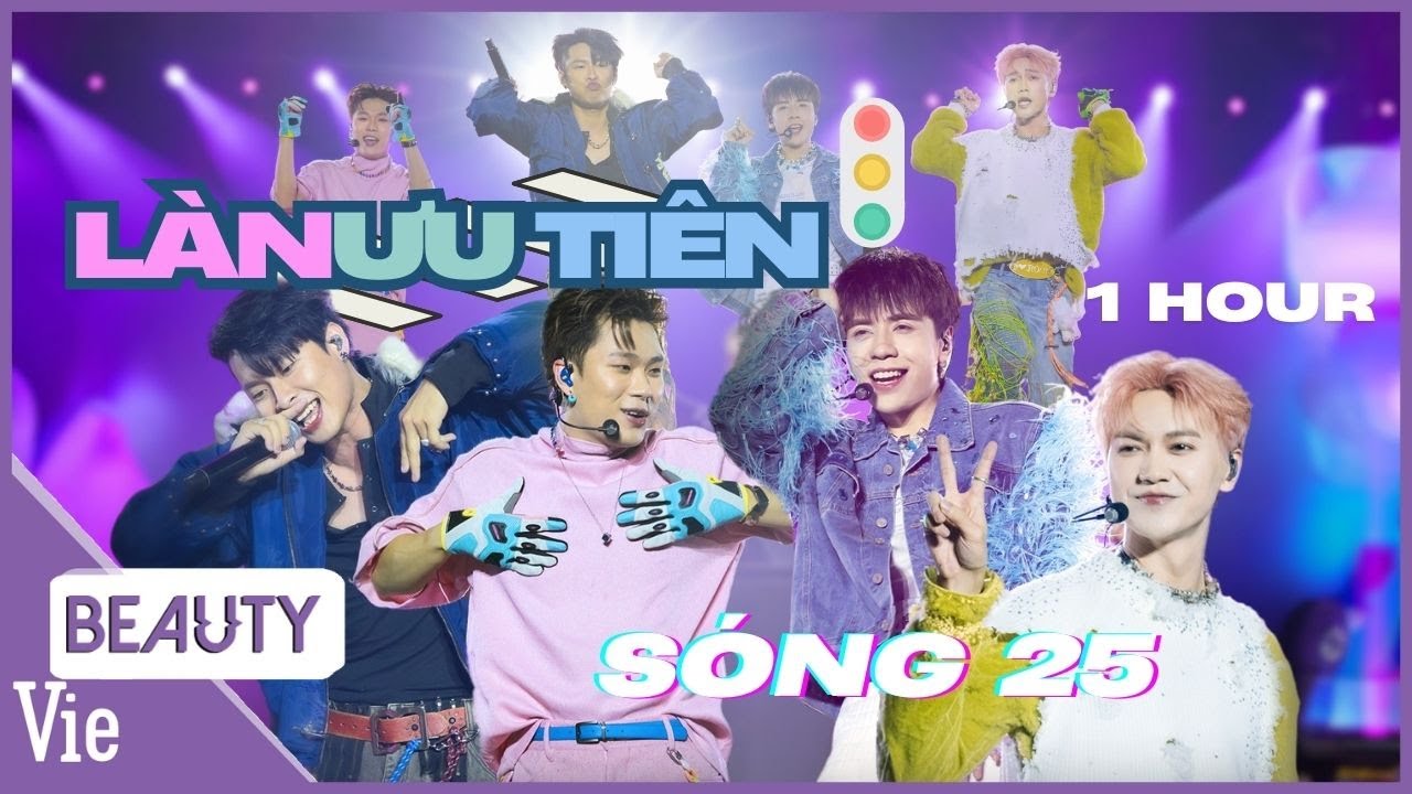 Bộ 4 sắc màu Dương Domic, Jsol, Quang Hùng MasterD, HURRYKNG đáng yêu với LÀN ƯU TIÊN tại SÓNG 25