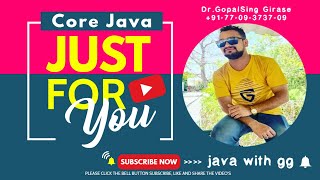 Core Java With Gopal Girase Day 24 - Pattern Program's in Java