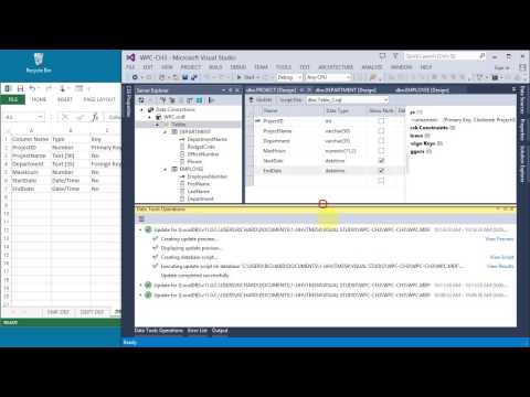 ITM354 Assn 3.1: Create WPC Database in VS 2013