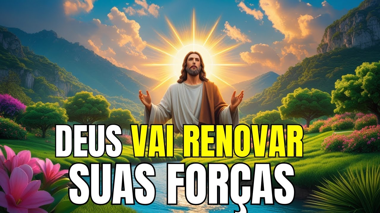 DEUS VAI RENOVAR SUAS FORÇAS 🙏  Oração Poderosa / Palavras de Deus (Isaías 