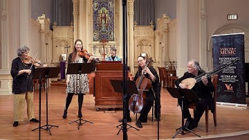 Arcangelo Corelli: Ciaccona (Op. 2 No. 12) Voices of Music, Blumenstock & McKay Lodge, 8K video