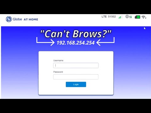 CANT ACCESS TO WIFI GUI - LOGIN PAGE? | SMARTBRO & GLOBE WIFI MODEMS