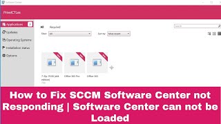 SCCM Training - How to Fix SCCM Software Center not Responding | Software Center can not be Loaded screenshot 4