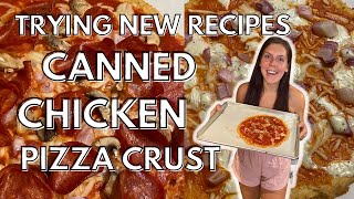 CANNED CHICKEN PIZZA CRUST?! | Trying Out New Recipes | Weightwatchers Personalpoints