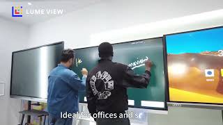 Lumeview LIP75WO1 | 75” 4K Interactive Smart Display | Best Touch Screen for Meeting & Classroom