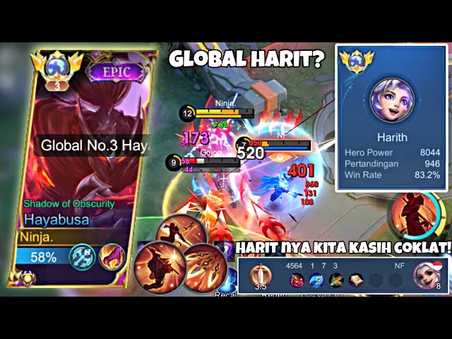 KESUSAHAN LAWAN HARIT? BEGINI CARA GUA MENGATASI GLOBAL HARIT! PERTARUNGAN MMR DAN WIN RATE ! class=