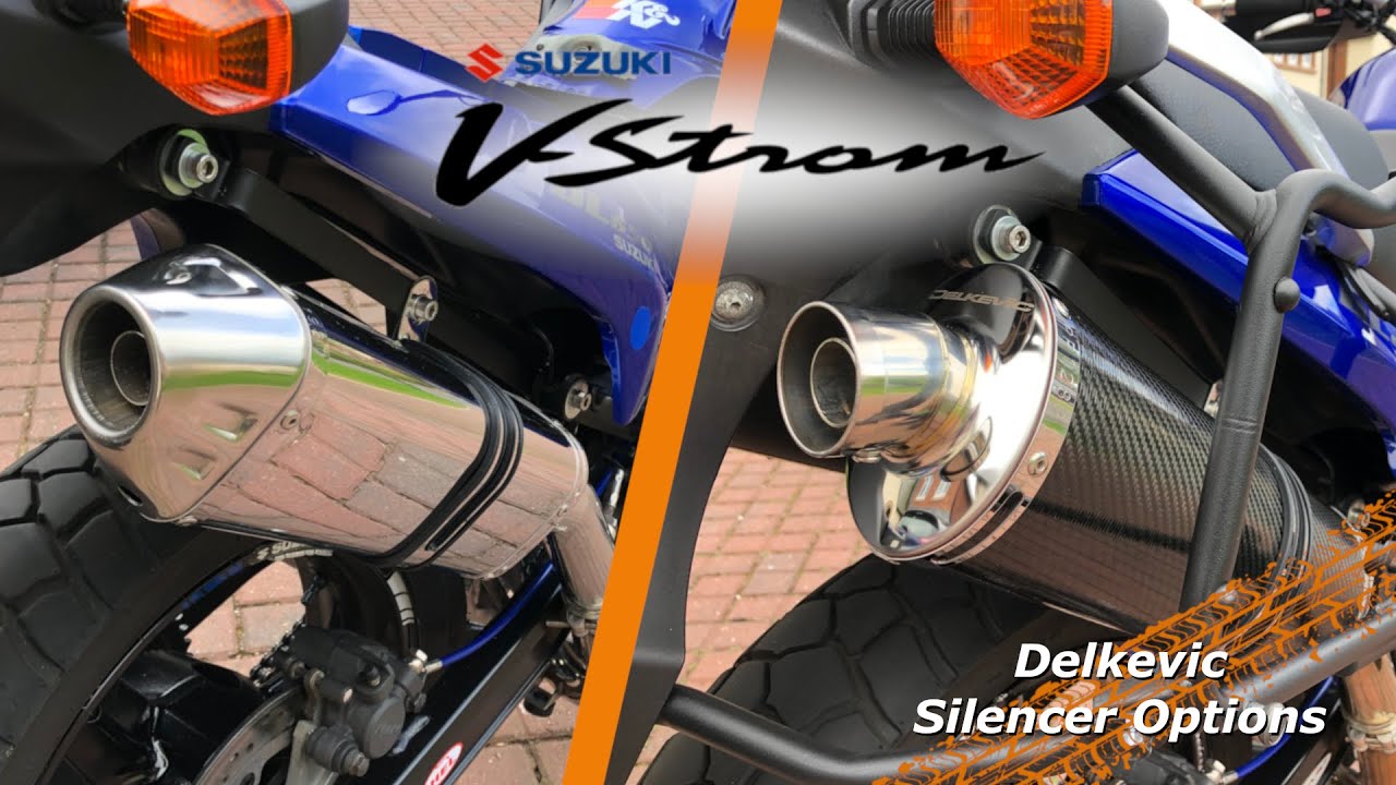 DL650 Delkevic Exhaust Options YouTube