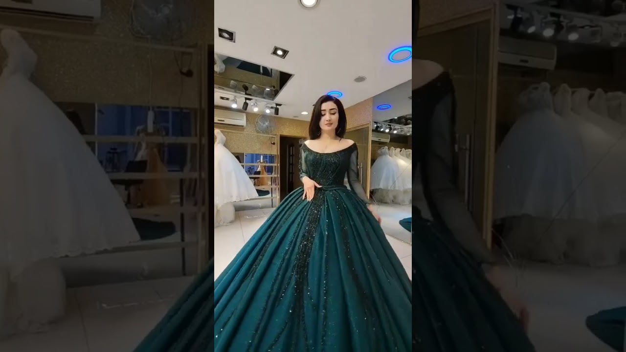 Latest beautiful ball gown dress design 2023|A line guwn 