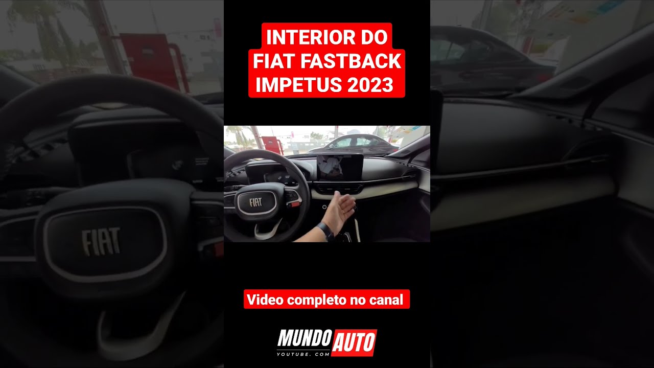 INTERIOR DO FIAT FASTBACK IMPETUS 2023 