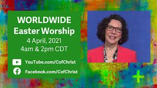 2021 Community of Christ online worldwide Easter worship invitation