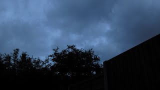 Dark clouds in the sky timelapse